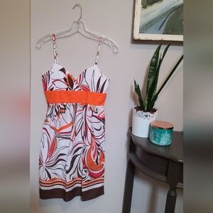 Skinny  Strap Cotton Padded Bra Dress